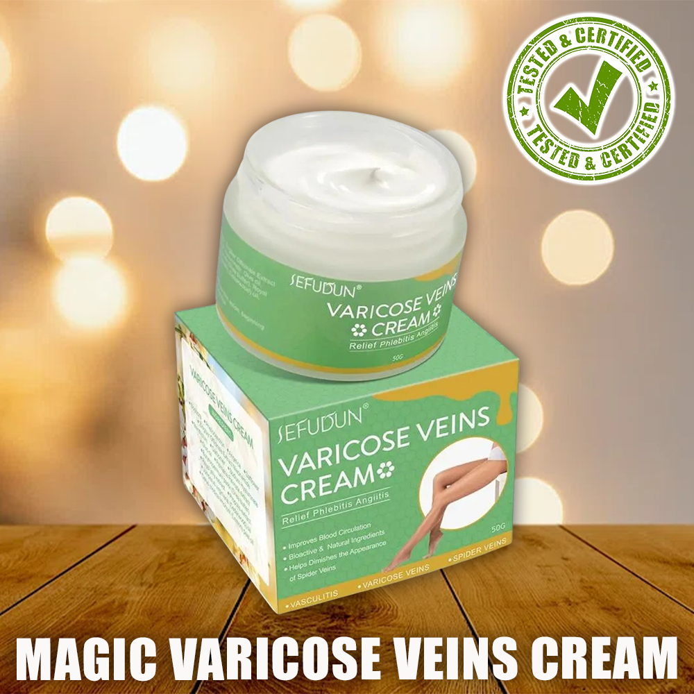 Sefudun Varicose Vein Treatment Cream 50g Painless Removal Spider Vein Pain Varicosity Effective Varicose Healing Cream Varicose Veins Remover for Legs A Bundle of 2 for $25