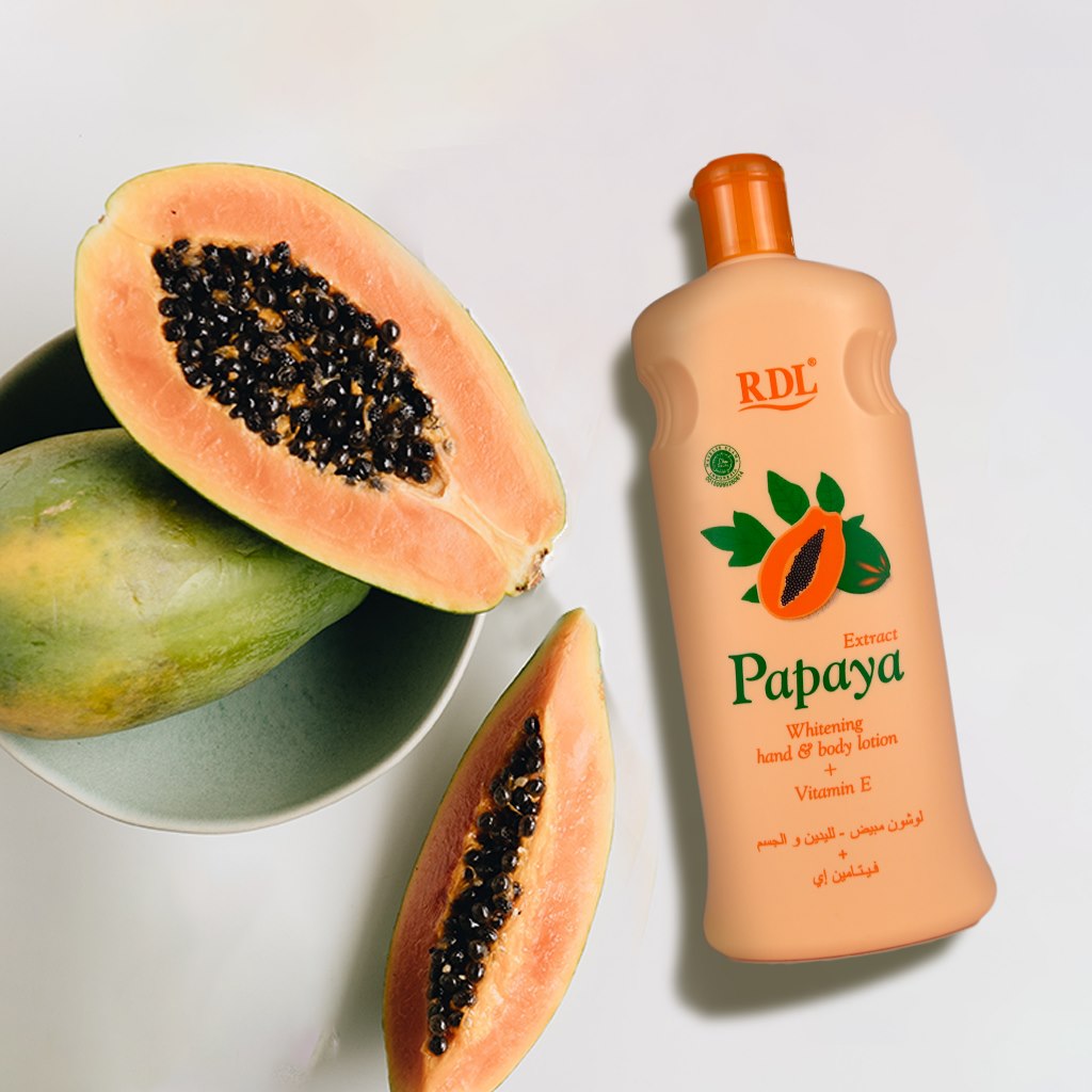 RDL Papaya Whitening Hand and Body Lotion 600ml