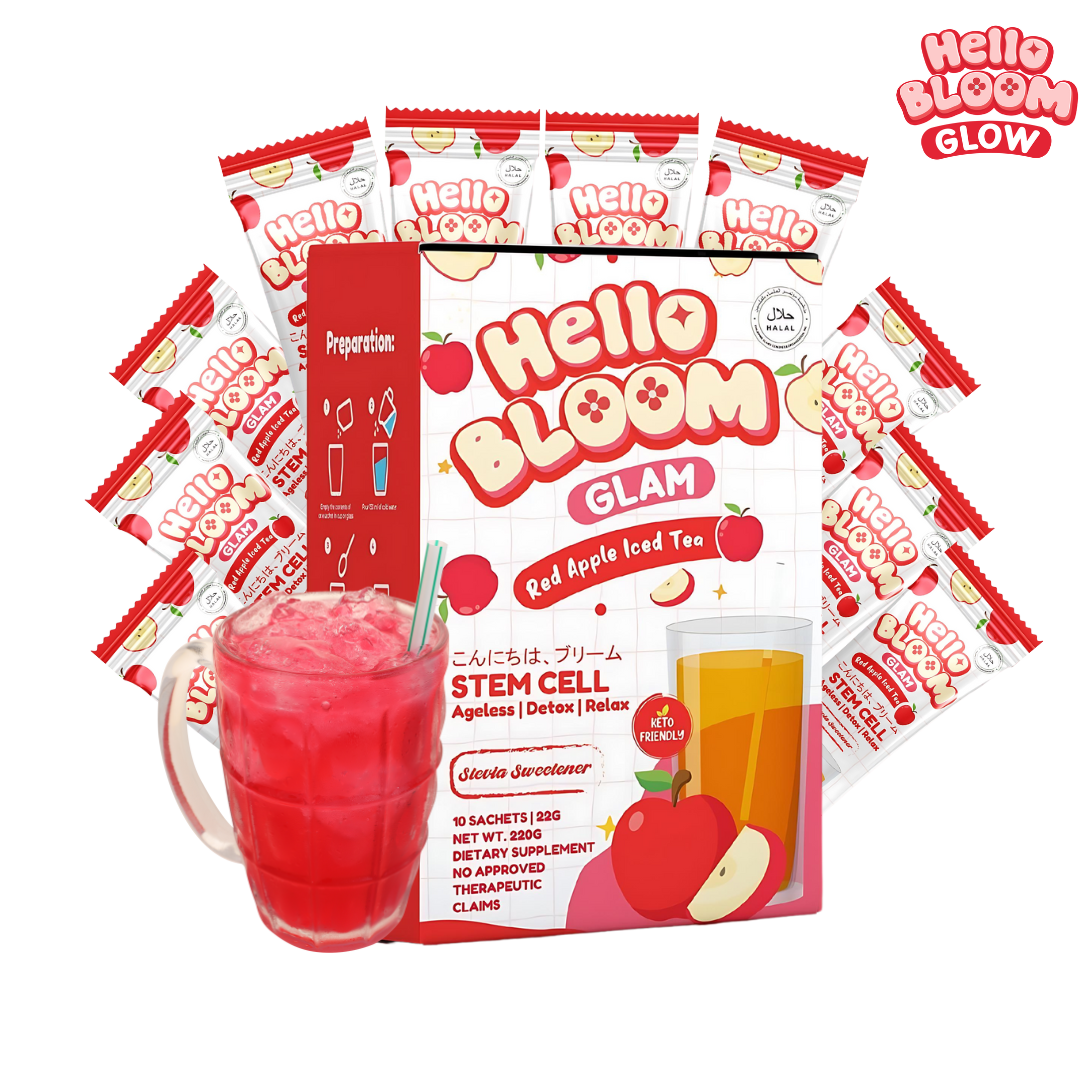 Hello Bloom Glam Apple Ice Tea