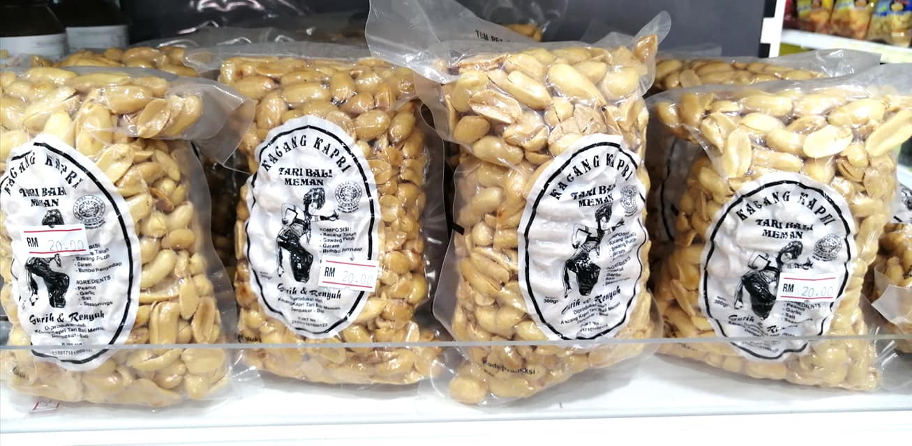 Kacang Kapri Tari Bali Meman / Bali Garlic Peanut / Garlic Roasted Peanut 300g a bundle of 2 for $15