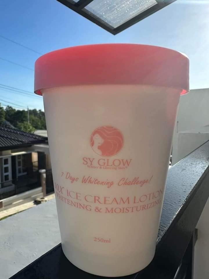 SY GLOW ICE-CREAM LOTION WHITENING & MOISTURIZING SPF75 250ML