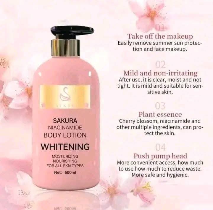 Shawill - Sakura Niacinamide Body Lotion 500 ml ✅FDA APPROVED ✅