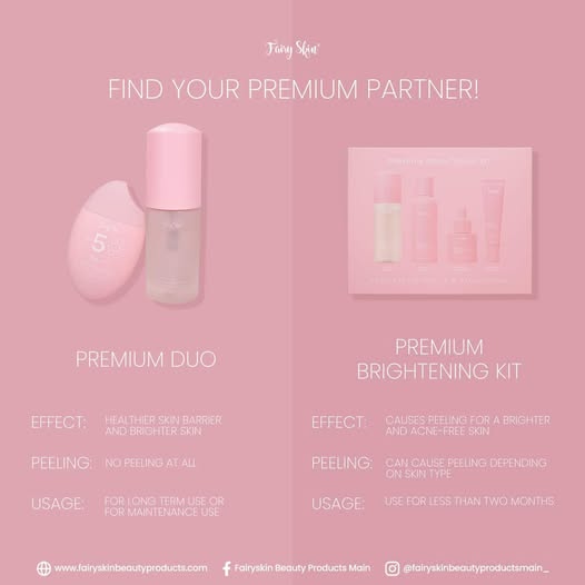 Fairy Skin Premium Brightening Kit-Filipino Favorite