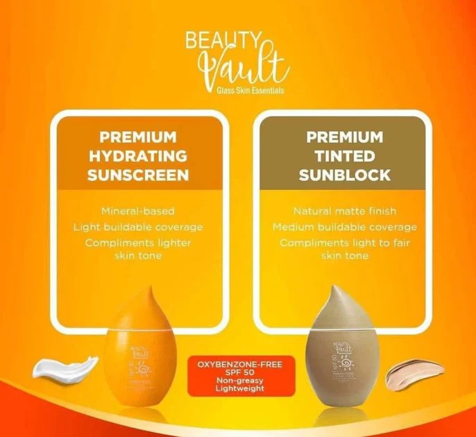 ✨Beauty Vault Premium Hydrating Sunblock SPF50 50g Sunscreen✨