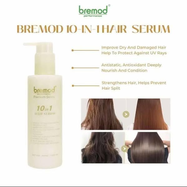 10 in 1 Hair Serum-Anti Frizz Control Hair Oil-Repair Treatment Moisturize Deeply Nourish Repair Dry Damaged Hair