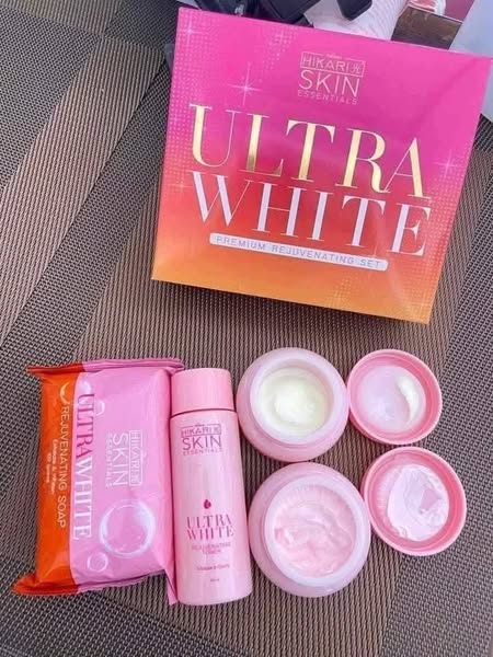 Hikari Skin Essentials - Ultra White Premium Rejuvenating Set 4 in 1