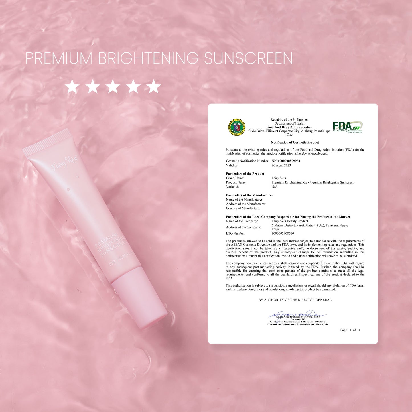 Fairy Skin Premium Brightening Kit-Filipino Favorite