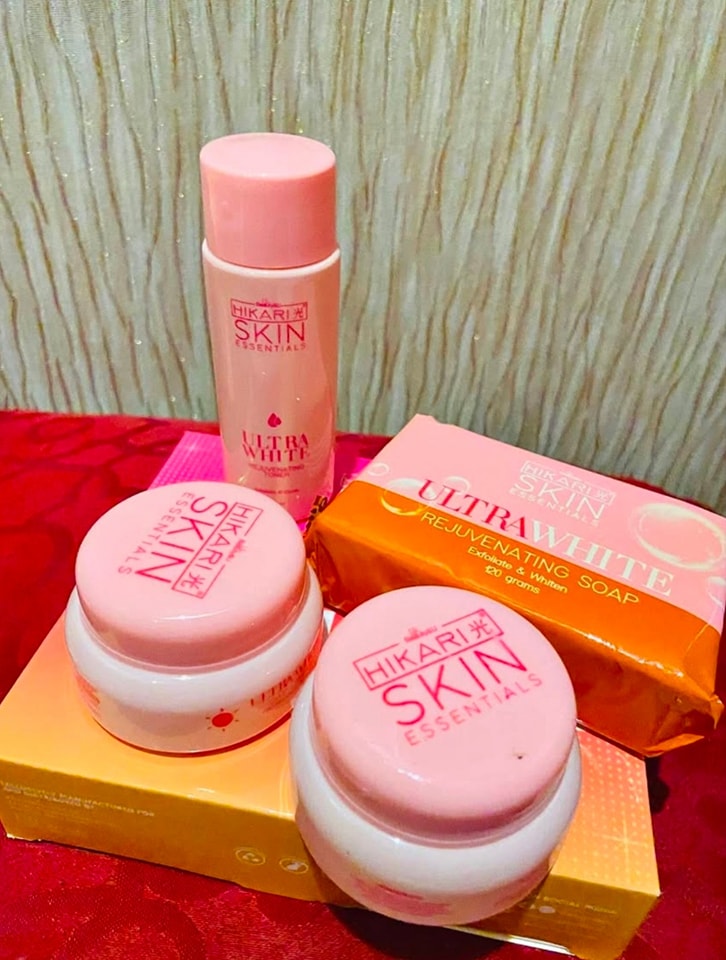 Hikari Skin Essentials - Ultra White Premium Rejuvenating Set 4 in 1