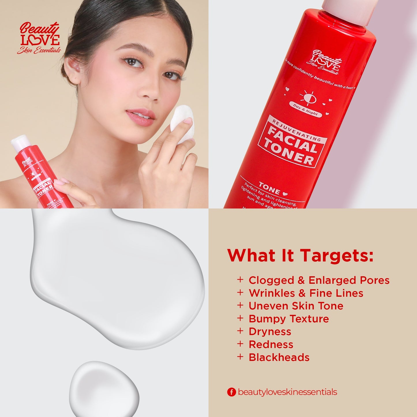 Beauty Love Skin Essentials Rejuvenating Facial Set 4 in