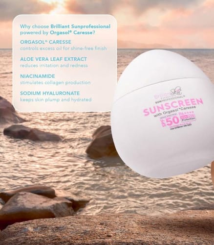 B.r.i.l.l.i.a.n.t SunProfessional Sunscreen with Orgasol Caresse SPF 50 PA++++ – Filipinos Favorite