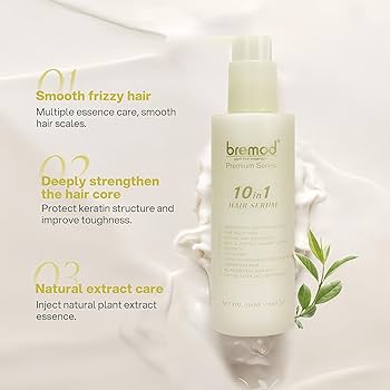 10 in 1 Hair Serum-Anti Frizz Control Hair Oil-Repair Treatment Moisturize Deeply Nourish Repair Dry Damaged Hair