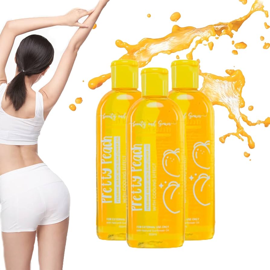 Pretty Peach Feminine Wash With Sunflower Oil and Cooling Effect, Beauty and Graces Pretty Peach Feminine Wash, Care Women Health