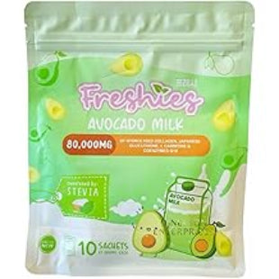 Freshies Avocado Milk 80,000mg Hydrolyzed Collagen 10 Sachets bundle of 2 pack for $30
