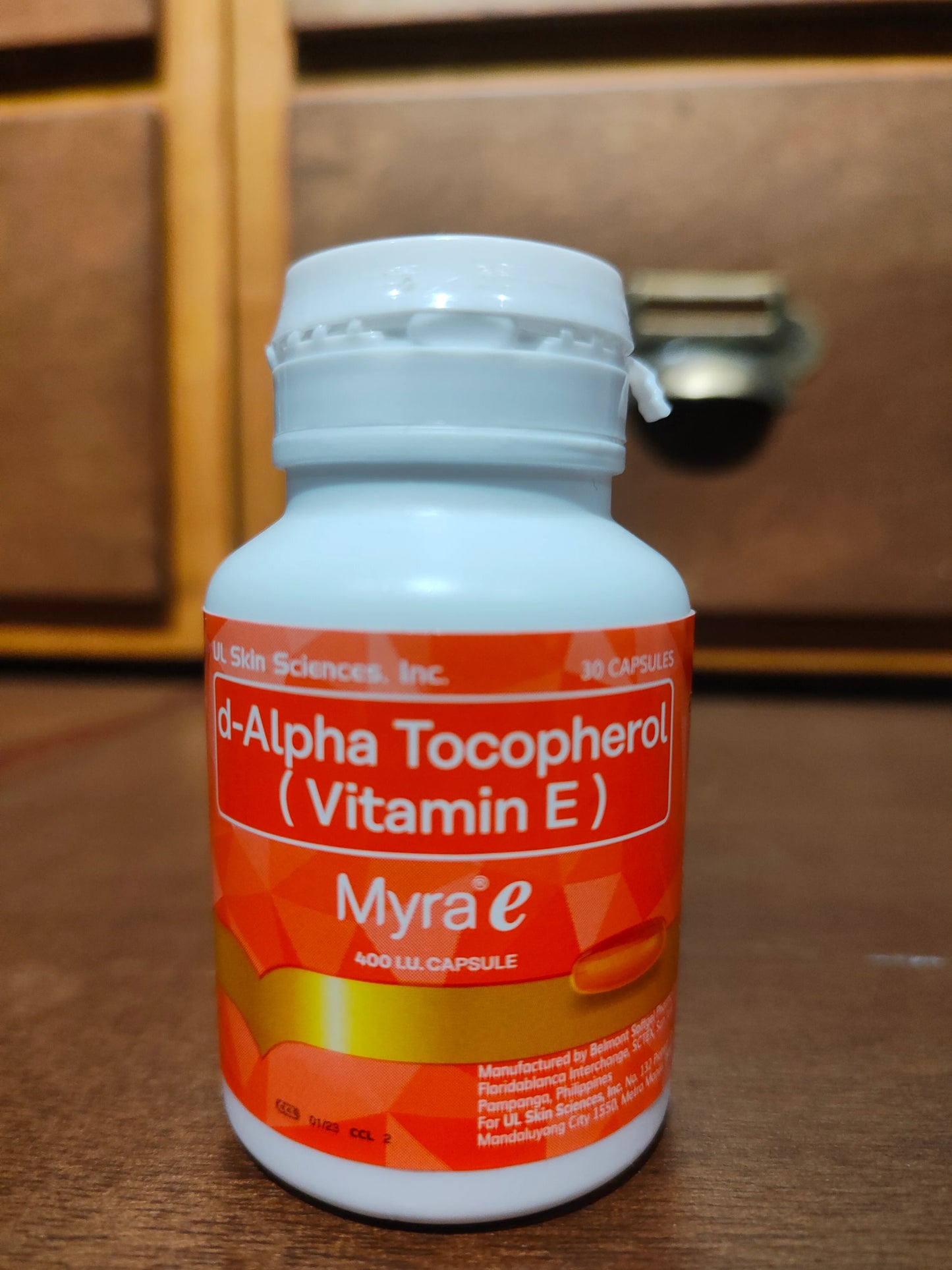 Myra E Vitamin E 400 IU (30capsules)