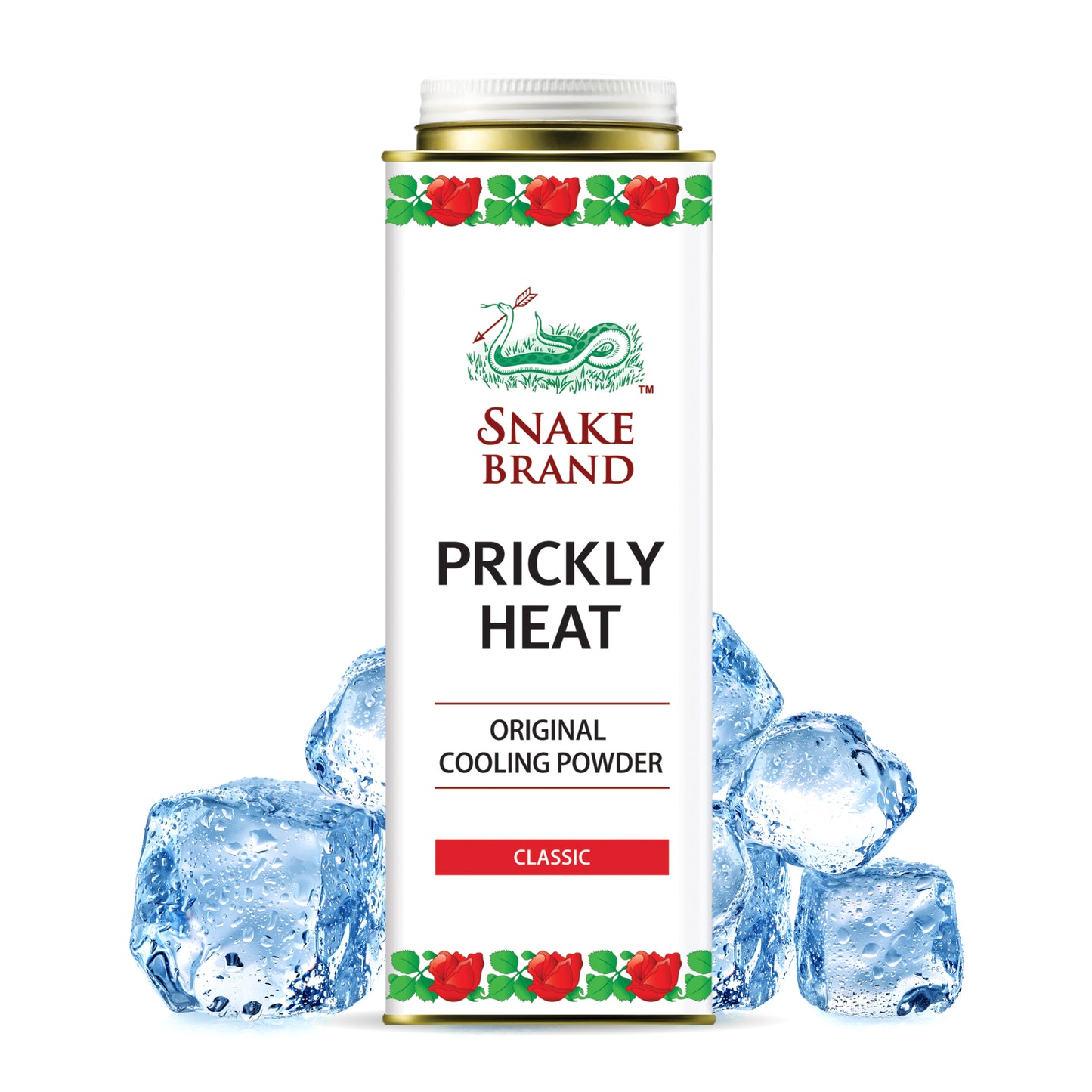 Snake brand Prickly Heat Powder - Classic 280g x 4 pcs