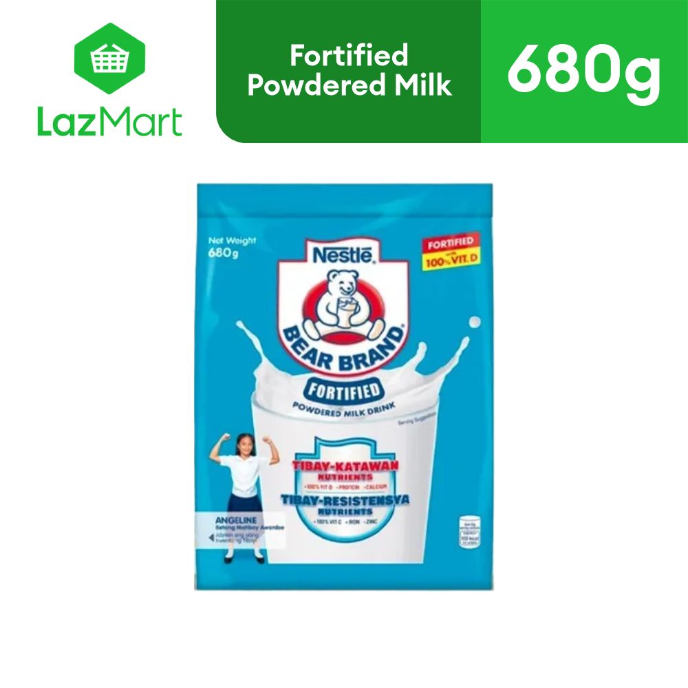 Bear Brand Fortified Powered Milk 680g