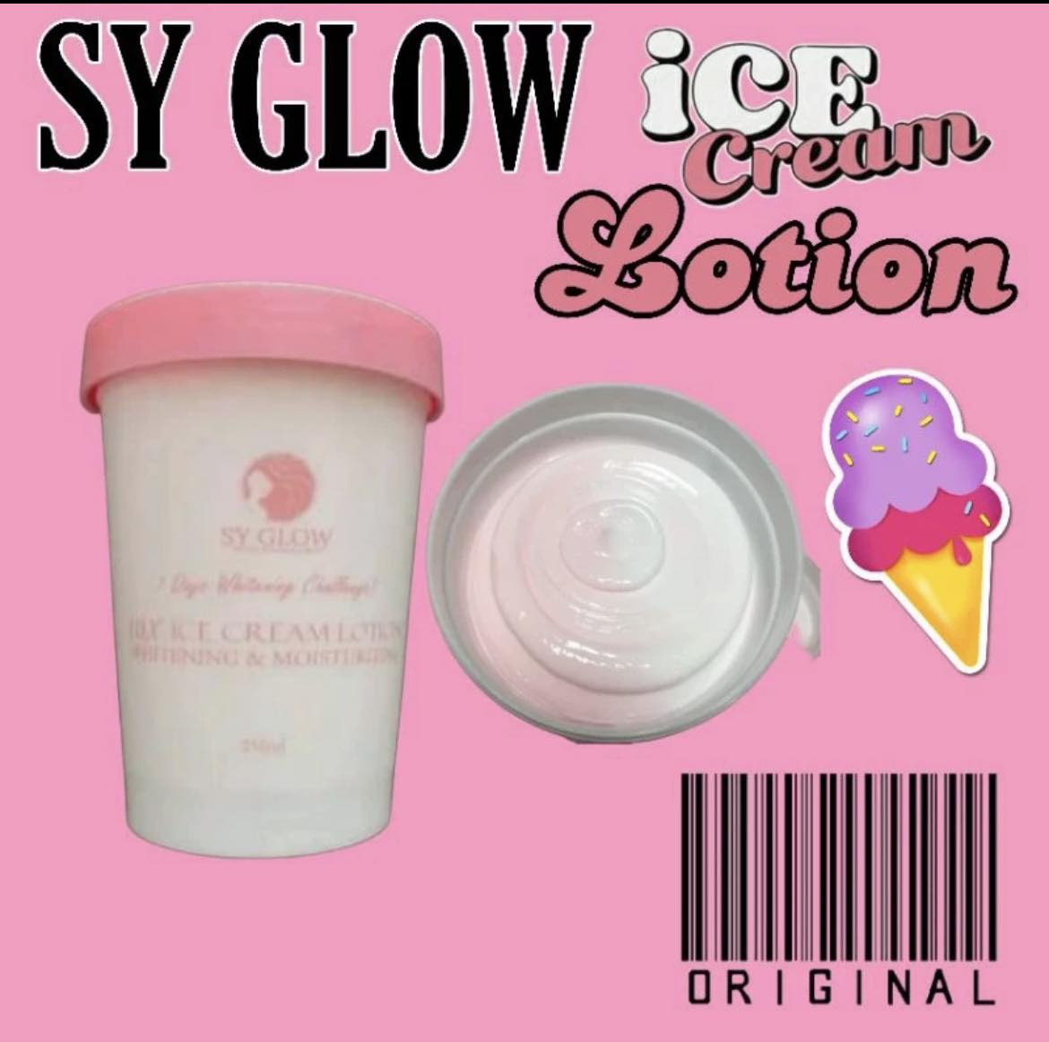 SY Glow Ice Cream Lotion