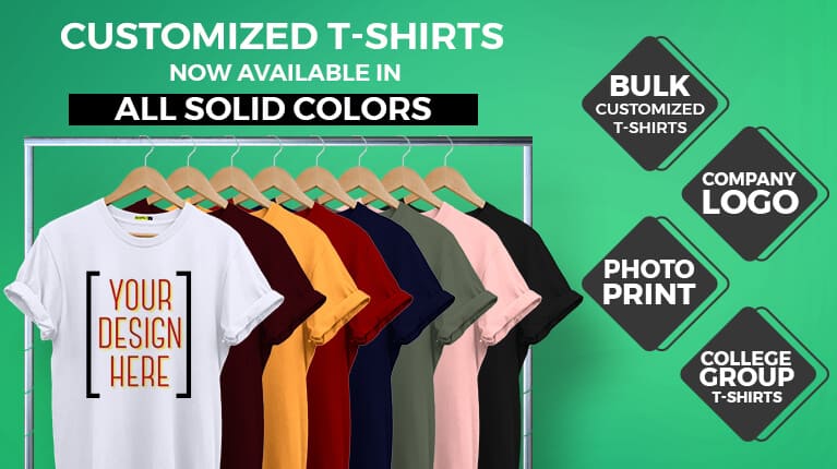 Customized T-shirt Printing - Make your own design/ Team T-shirt / Class T-shirt /CCA T-shirt