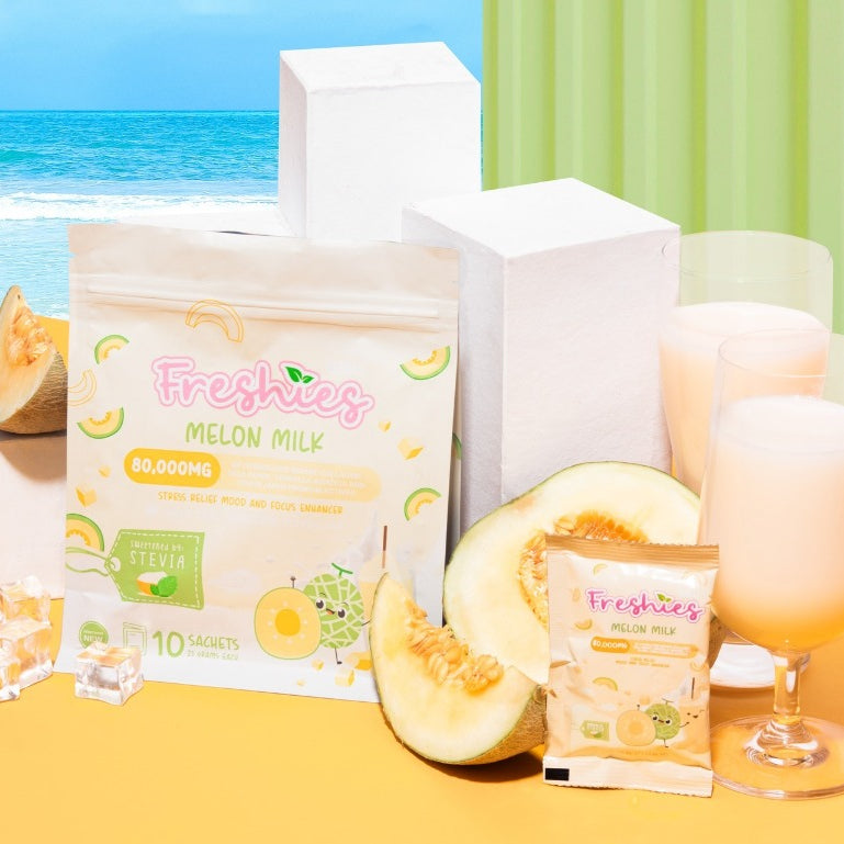 JUJU GLOW Freshies Melon Milk 80000mg Collagen Drink