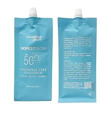 Honest Glow SPF50+ PA+++ Fragrance Free Sunscreen – 50g