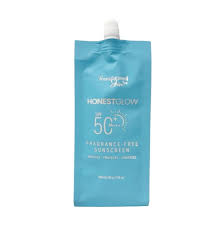 Honest Glow SPF50+ PA+++ Fragrance Free Sunscreen – 50g