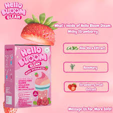 Hello Bloom Gleam Milky Strawberry