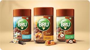 BRU Gold Hazelnut Coffee 55g
