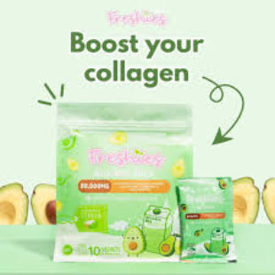 Freshies Avocado Milk 80,000mg Hydrolyzed Collagen 10 Sachets bundle of 2 pack for $30