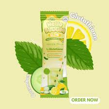 Hello Bloom Glow Lemon Cucumber Juice with Reduced L-Glutathione promo bundle of 2 box for $27