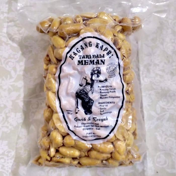 Kacang Kapri Tari Bali Meman / Bali Garlic Peanut / Garlic Roasted Peanut 300g a bundle of 2 for $15