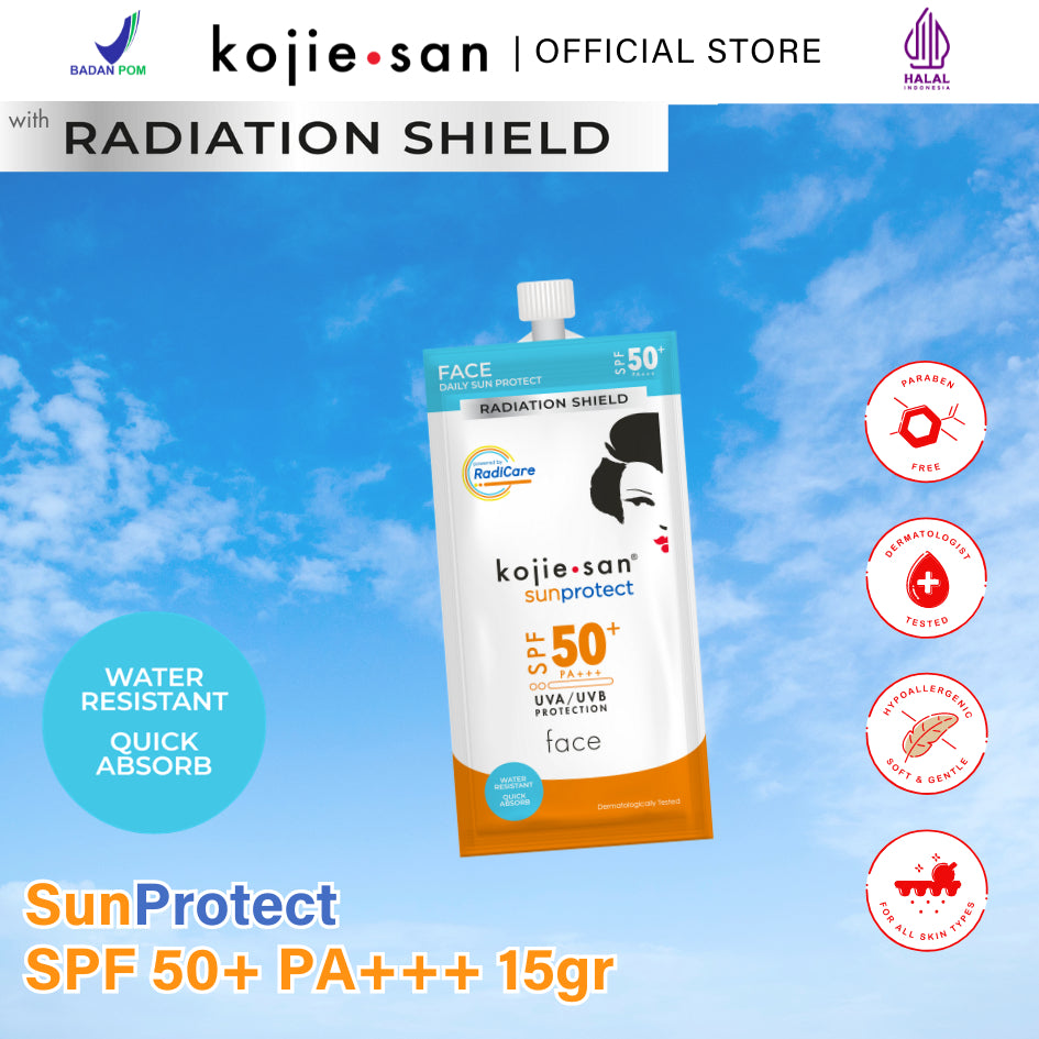 Kojiesan Sun Protect SPF50+ Sachet Face 15g