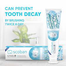Scoban Whitening Toothpaste, Japanese Scoban Teeth Whitening Toothpaste with Baking Soda, Deep Clean and Stain Removal, Gentle and Effective