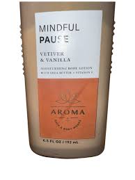 Bath & Body Works Aroma Mindful Pause Vetiver & Vanilla Body Lotion 192 ml