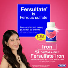 UNITED HOME FERSULFATE IRON Iron 65mg Tablet 100's-Anemia Treatment And Prevention