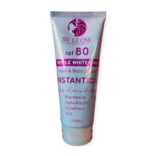 SY Glow SPF80 Triple whitening Hand and Body Lotion