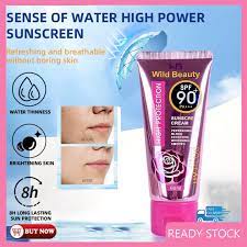 Waterproof SPF 90+ Sunscreen Cream Skin Care For Facial Body Sunblock Lotion 60ml