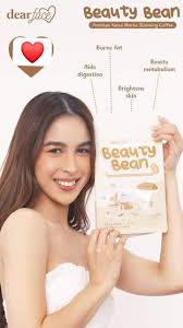 Dear Face Beauty Bean Premium Korean Mocha Coffee, 10 Sachets x 18g :