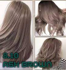 Bremod Hair Color 8.10 Ash Brown (Set) With Oxidizing Cream 6% -
