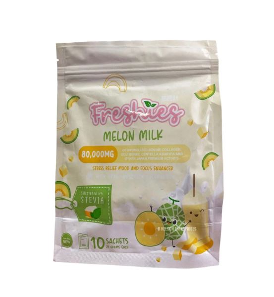 JUJU GLOW Freshies Melon Milk 80000mg Collagen Drink