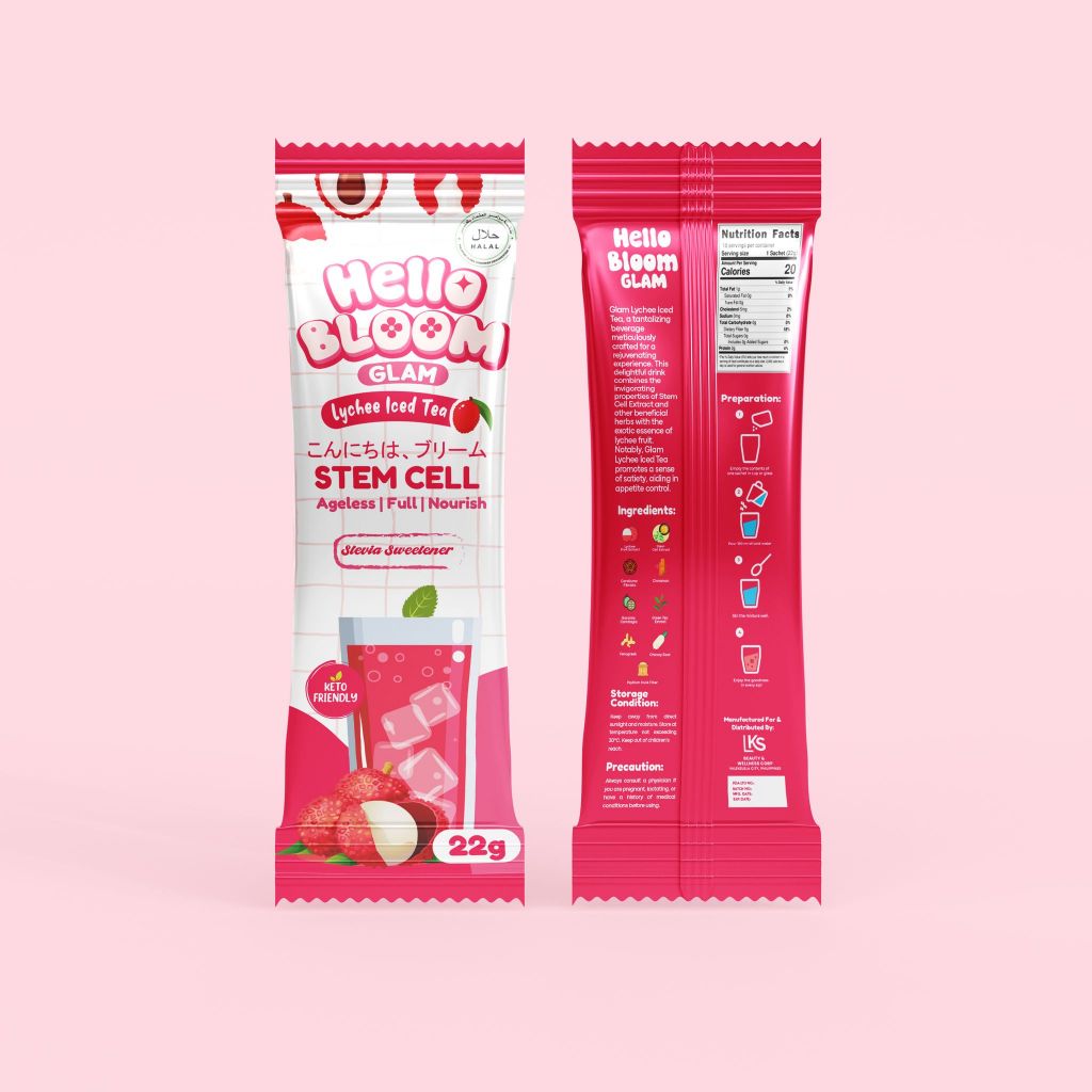 Hello Bloom Glam Lychee Ice tea