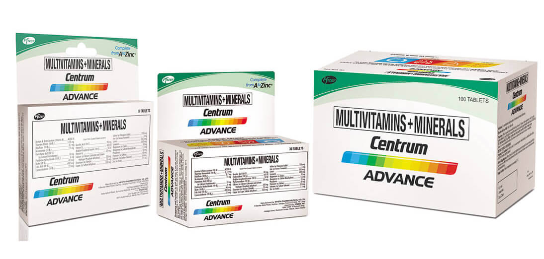 Centrum Advance Multivitamins + Minerals Bottle (30s)