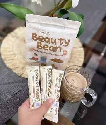 Dear Face Beauty Bean Premium Korean Mocha Coffee, 10 Sachets x 18g :