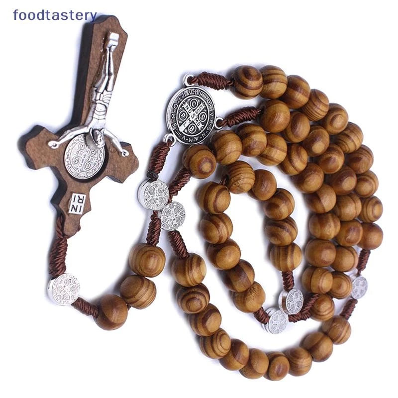 Handmade Round Bead Catholic Rosary Quality Bead Necklace Religious Pendants SG