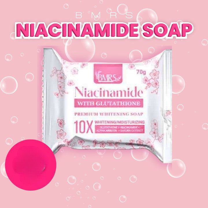 BMRS NIACINAMIDE GLUTA SOAP 10X WHITENING & MOISTURIZING - Filipino Favorite