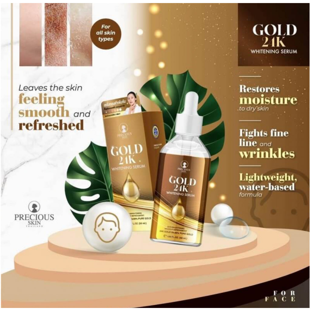 Precious Skin Thailand Gold 24k Whitening Serum 50ml