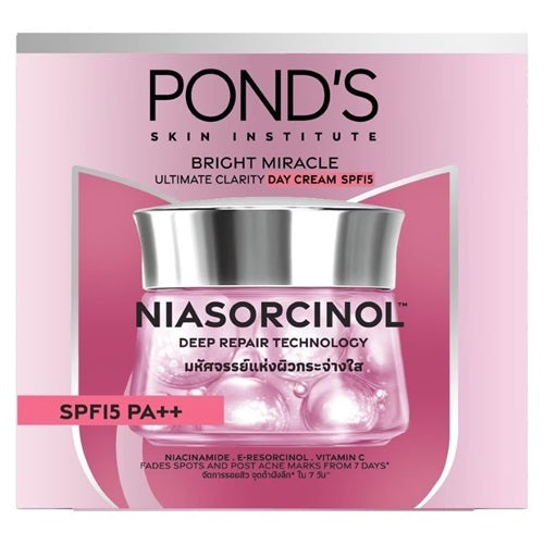 POND'S White Lightening Skin Whitening Bright Miracle Serum 45g day Cream SPF 15