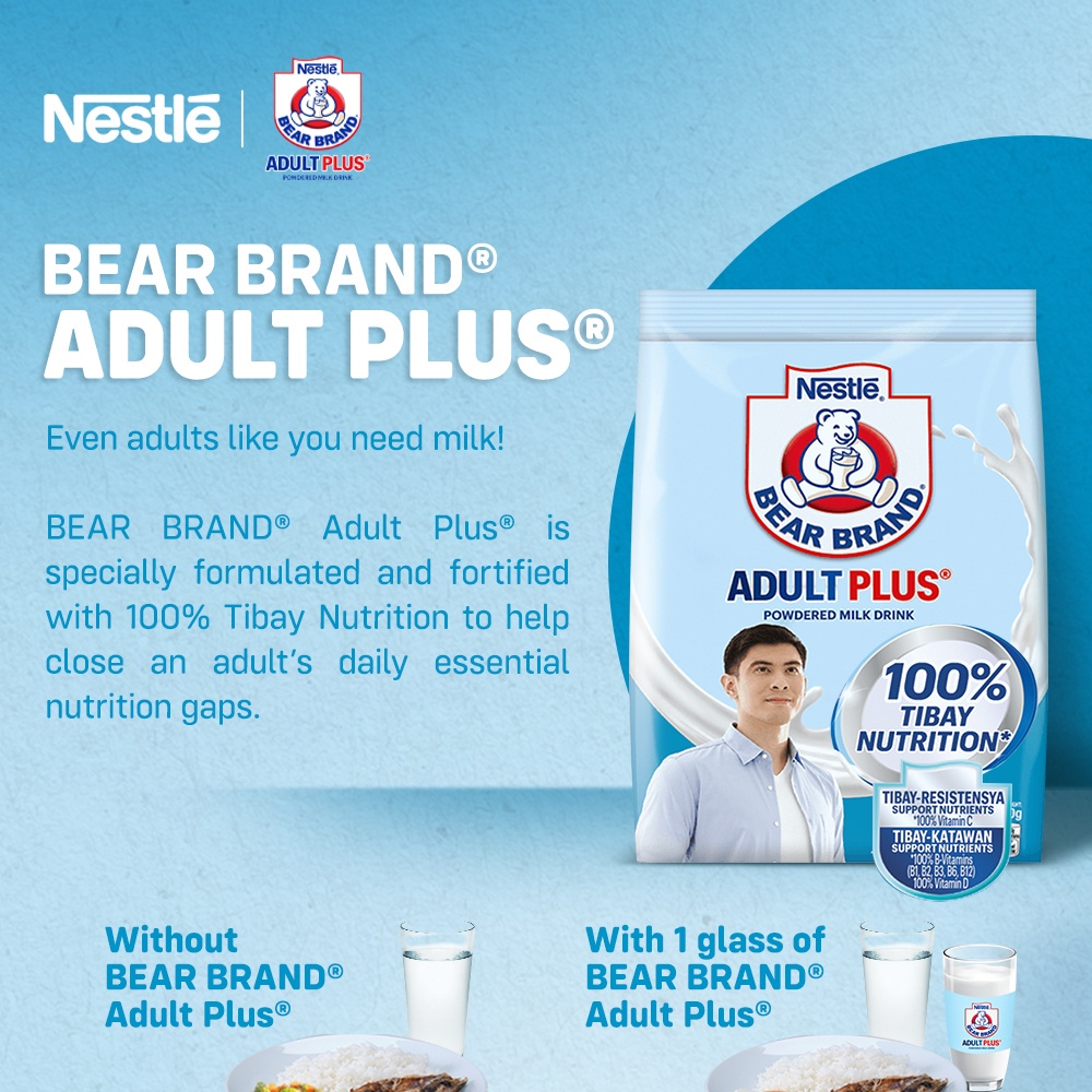 Bear Brand Milk Adult Plus 300g