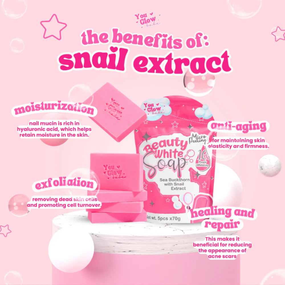 You Glow Babe Beauty White Soap (5pcs x 70g)