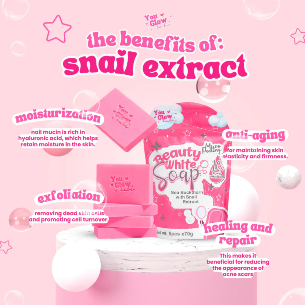 You Glow Babe Beauty White Soap (5pcs x 70g)