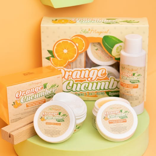 Orange Cucumber Whitening and Anti-aging Rejuvenating Set – My Care Kits